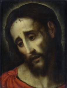 Christus als de man van smarten, 1519-1586 door Luis de Morales