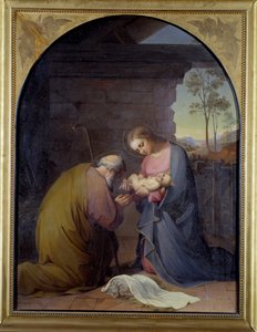 Aanbidding van Jezus door Luisa Mussini Piaggio