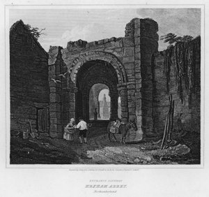 Ingangspoort, Hexham Abbey, Northumberland