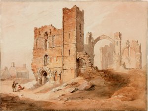Lindisfarne Abdij - Westelijke Voorzijde