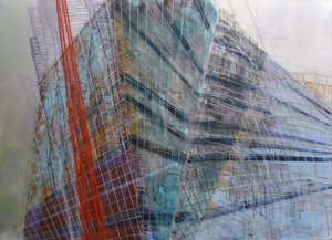 Metastructuur VI, 2016 (olieverf op doek)