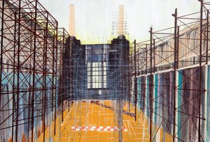 Werk in uitvoering II, 2014 (olieverf en acryl op doek)
