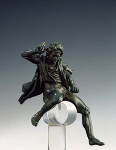 Griekse kunst: Alexander de Grote te paard. Bronzen beeld van Lysippos van Sicyone. 4e eeuw v.Chr. Rome, Museo Nazionale di Villa Giulia, Italië