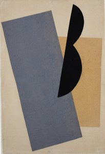 Compositie Blauw-Geel-Zwart