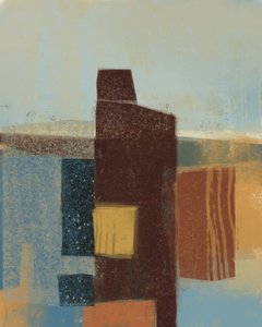 Rustig abstract landschap door MANSI SAXENA
