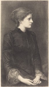 Mevrouw Bonham door M.G. Fuchs after Sir Edward Coley Burne Jones