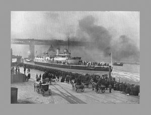 HMS Victoria in Newcastle-On-Tyne, ca. 1887 door M. Aunty