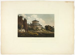 St. Agneskerk, plaat acht van de Ruïnes van Rome door M. Dubourg