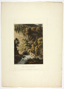 De Cloaca Maxima, plaat drie uit Ruïnes van Rome door M. Dubourg
