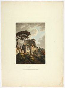 Toren van Pignattara, plaat tweeëntwintig van de Ruïnes van Rome door M. Dubourg