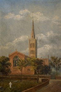 Holy Trinity Church en Kerkhof, Coventry, c.1900