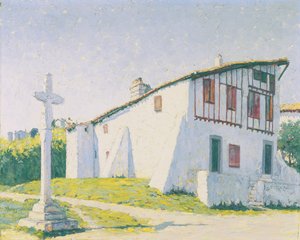 Bisque House, St. Jean de Luz, Frankrijk door M. Evelyn McCormick