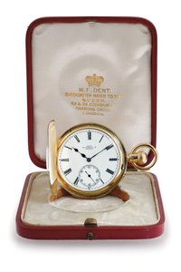 Half jager kast minuut repeterende zak chronometer