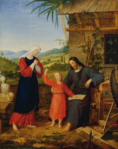 Heilige Familie door M. J. Pelizotti