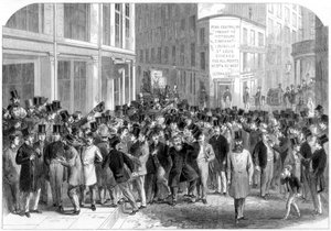 Straatmakelaars in New York