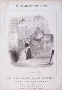 London Bridge Wharf, Londen, ca. 1840
