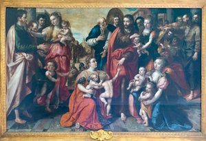 Jezus onder kinderen door Maarten de Vos