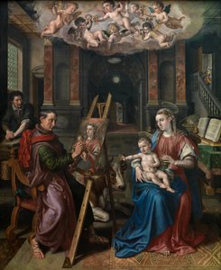Sint Lucas schildert de Maagd