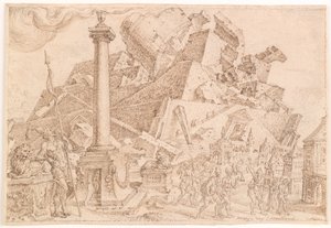 De vernietiging van de Toren van Babel