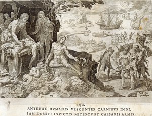 Slagveld in de Nieuwe Wereld in 1530, plaat 6 uit 