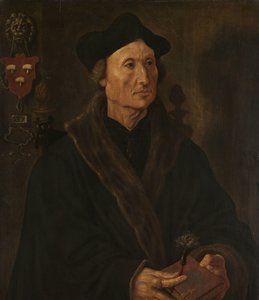 Portret van Johannes Colmannus, rector van het klooster van Sint-Agatha in Delft
