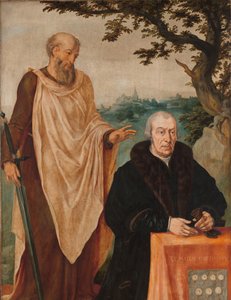 Sibylla Erythrea (linkervleugel van een drieluik: de schenker Matelief Dammasz. en St. Paulus (voorzijde) en de Erythraeïsche Sibylle (achterzijde))