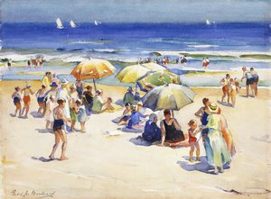 Een Middag op het Strand