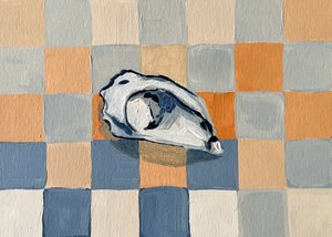 Dambriekjes van oesterschelpen door Madison Phipps