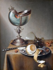 Stilleven met Nautilusbeker, c.1650