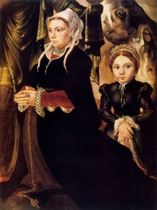 Calvarie (detail) door Maerten van Heemskerck