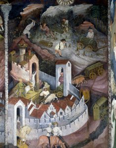 Maand december, Cyclus van de Maanden door Maestro (attr. to) Venceslao