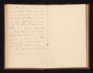 Manuscriptuittreksel uit Lady De Lancey