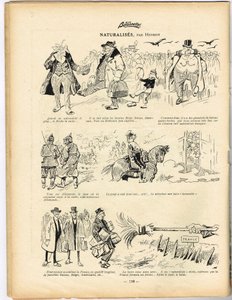 La Baionnette, Satirisch in kleuren