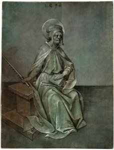 De apostel Simon, 1496 door Mair von Landshut