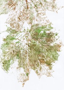 Herfstbladerenprint