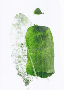 Botanische groene vormen door Maira Ribena