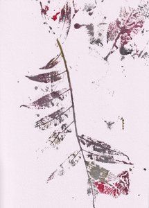 Dark Leaf-indrukken door Maira Ribena