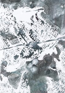 Etherisch wintergebladerte