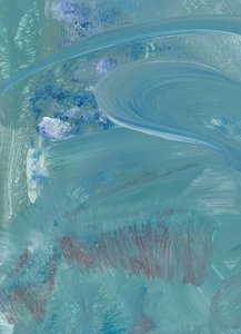 Vloeibaar blauw abstract