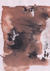 Vloeibaar, aards, abstract door Maira Ribena