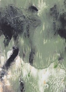 Vloeibaar groen – Abstract door Maira Ribena