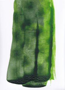 Vloeibaar groen – Abstract door Maira Ribena