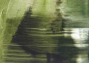 Vloeibaar groen – Abstract