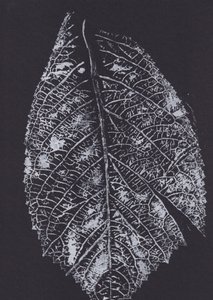 Monochroom bladpatroon