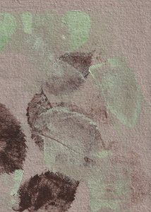 Ingetogen abstracte penseelstreken door Maira Ribena