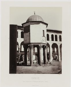 Gezicht op de kleine koepel van de grote Moskee in Damascus door Maison Bonfils
