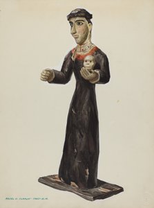 Bulto - Santa Rita, ca. 1938