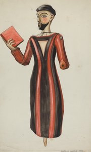 Bulto, St. Franciscus, ca. 1936 door Majel G. Claflin