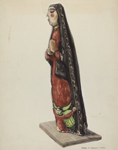 Onze Lieve Vrouw van Guadalupe Bulto, ca. 1938