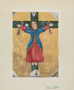 Schilderij van St. Liberata, c. 1939 door Majel G. Claflin